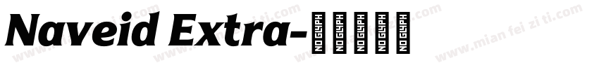 Naveid Extra字体转换